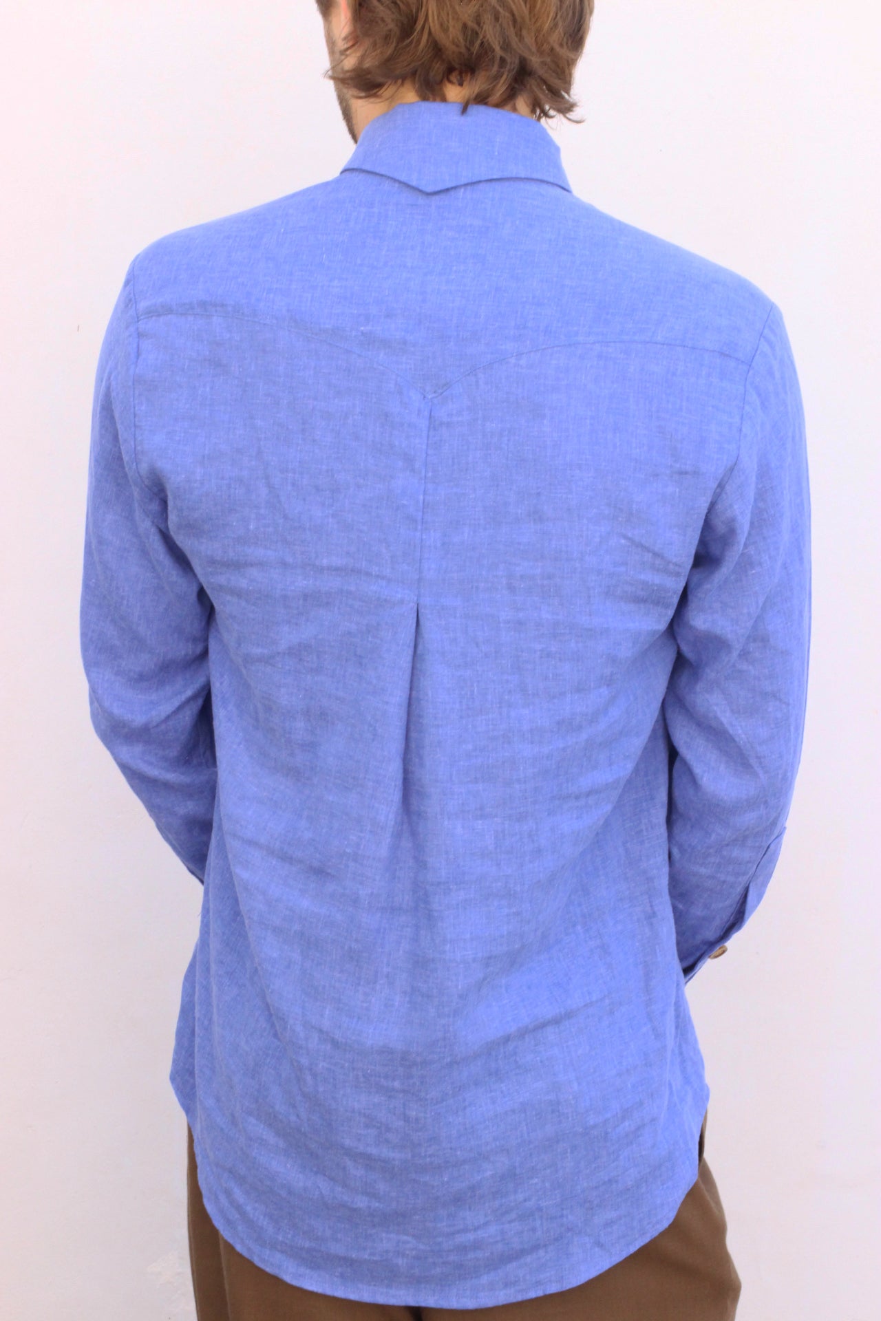 Linen Viscose Long Sleeve Shirt
