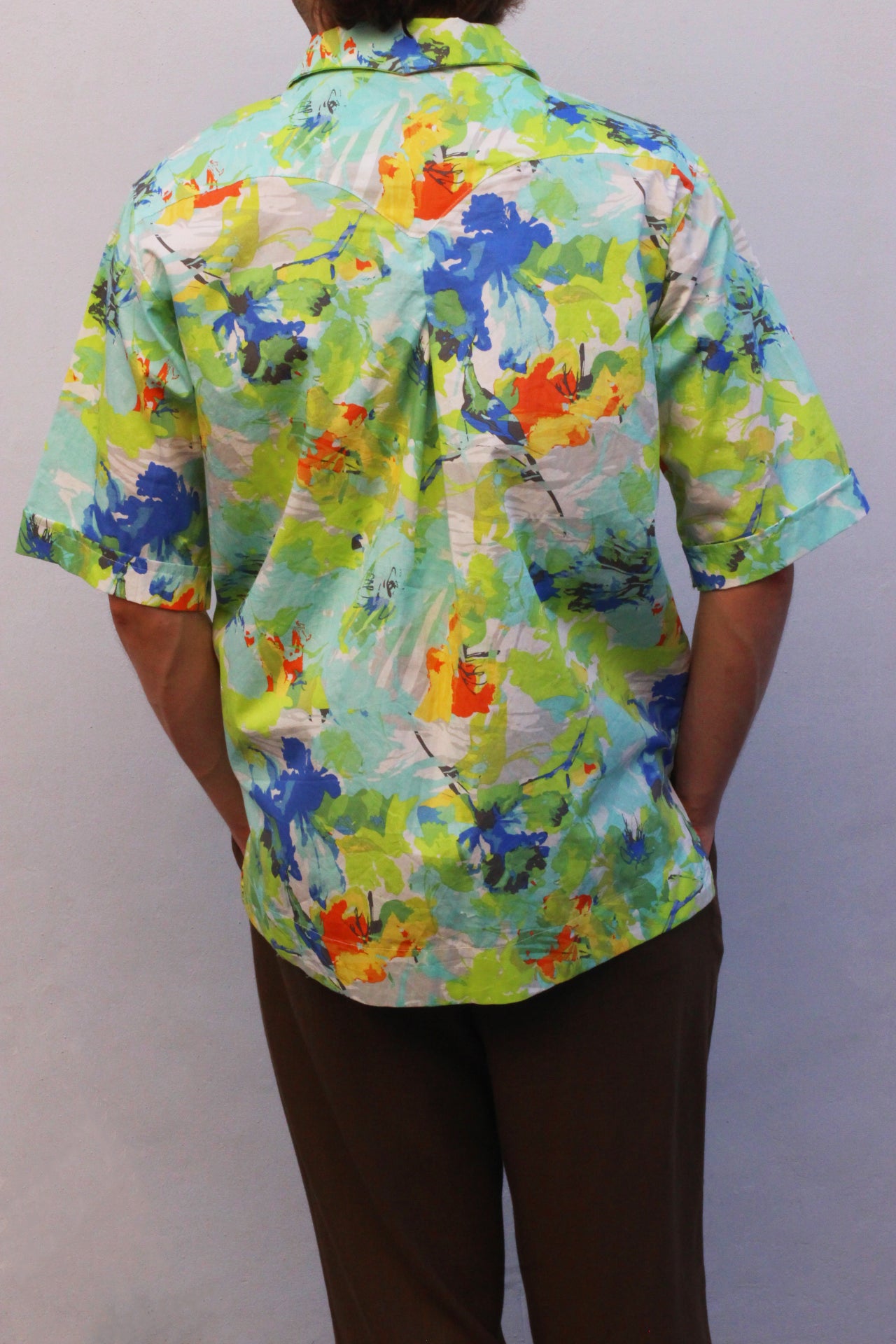 Multicolour Painted Floral Bowler
