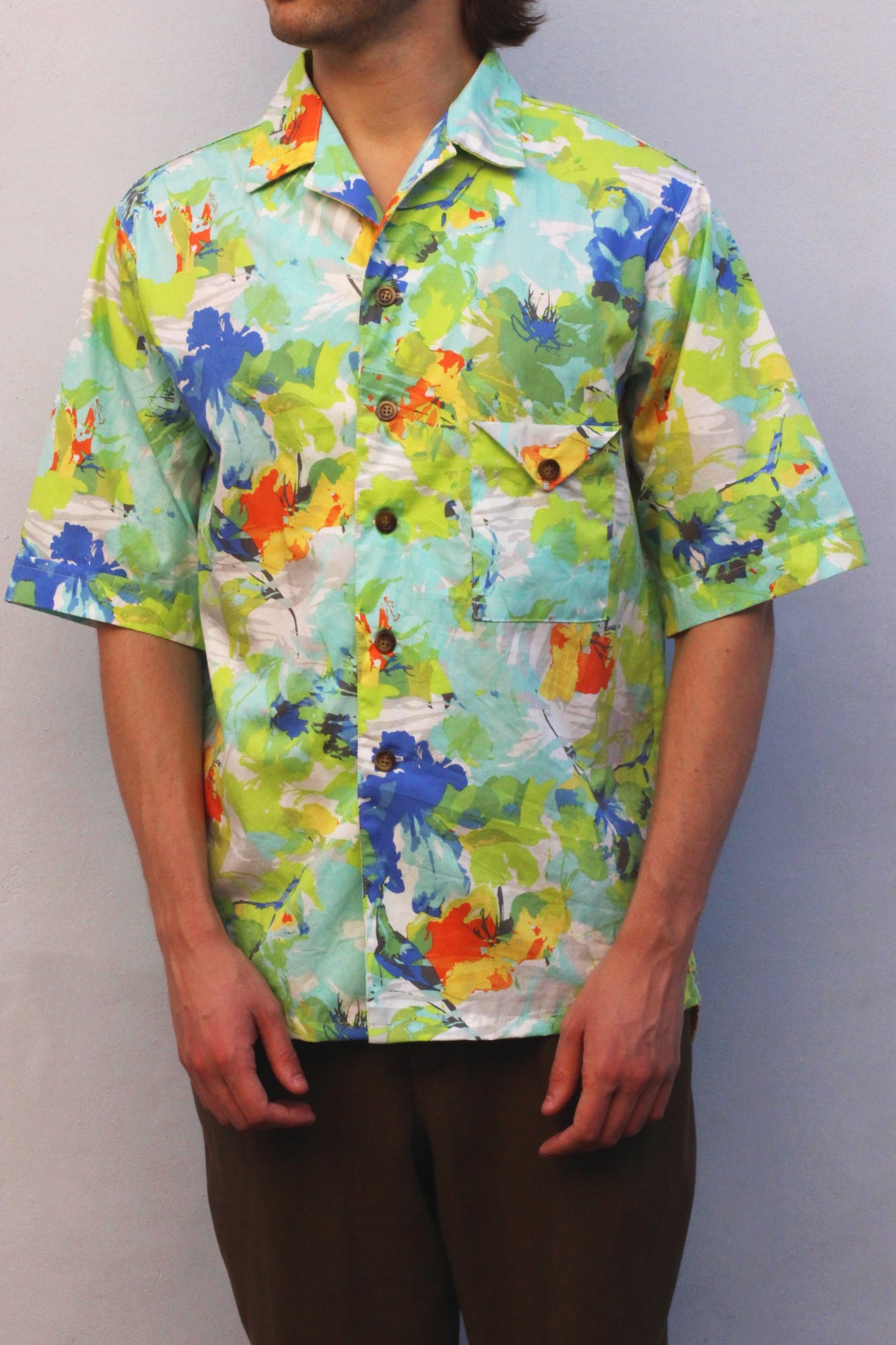 Multicolour Painted Floral Bowler