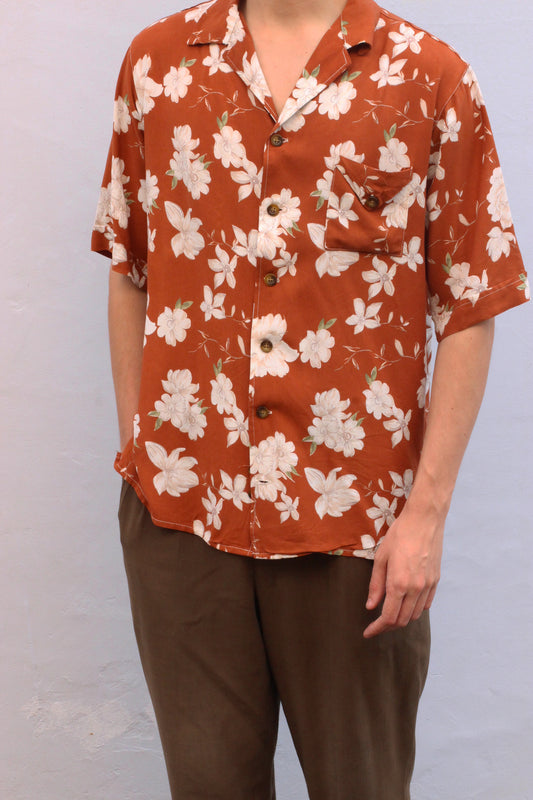 Burnt Orange Viscose Bowler