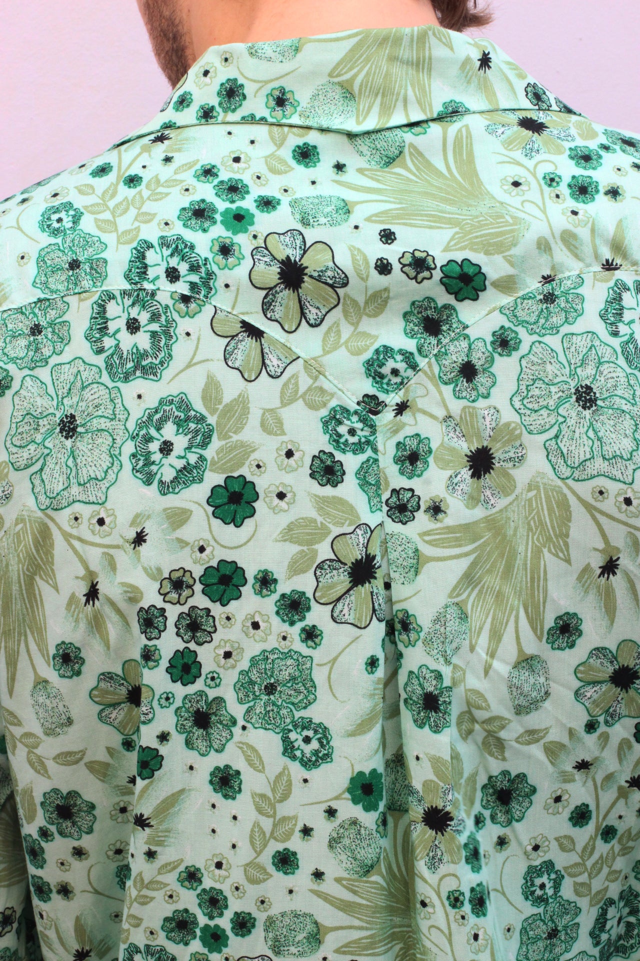 Aqua Green Viscose Bowler