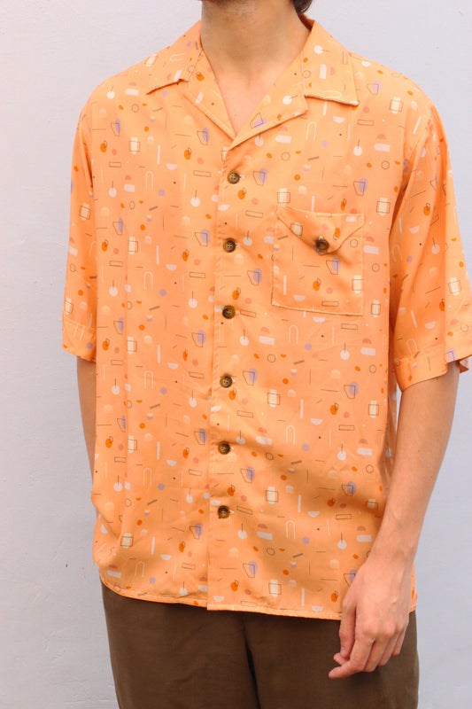 Peach Retro Wallpaper Bowler