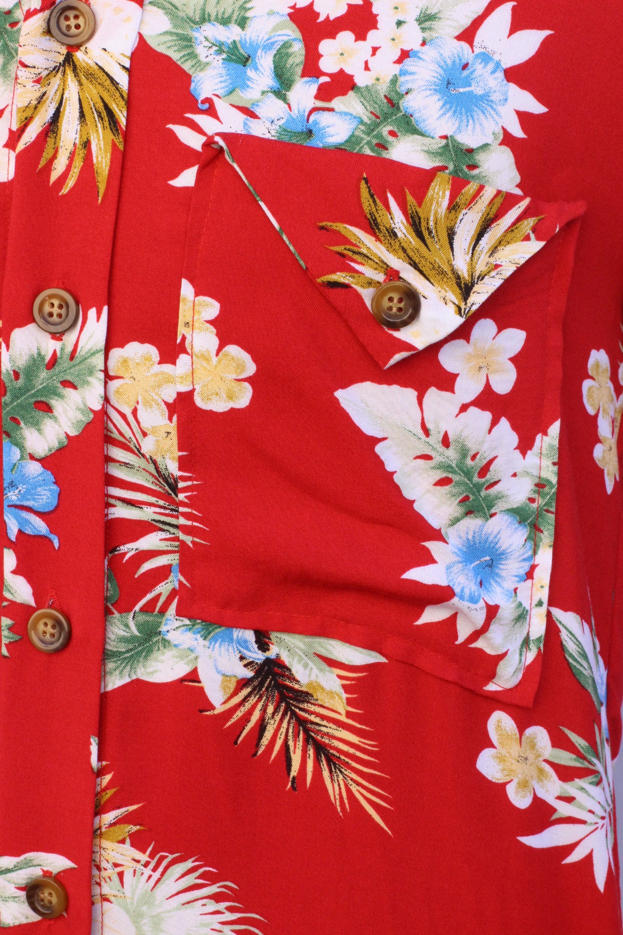 Red Floral Long Sleeve